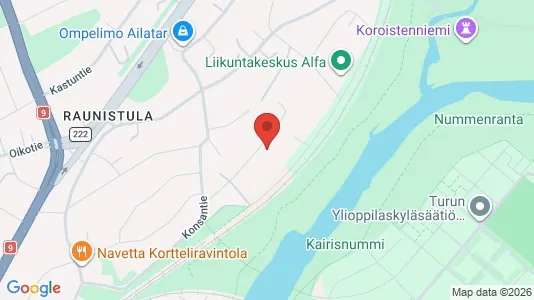Apartments for rent i Turku - kort over placeringen