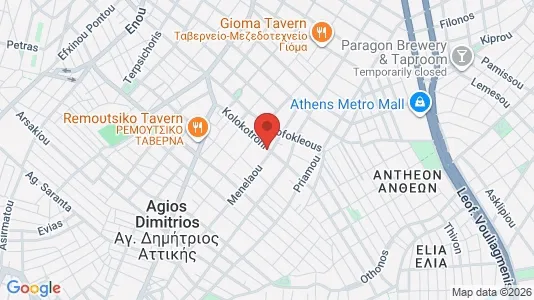 Apartments for rent i Agios Dimitrios - kort over placeringen