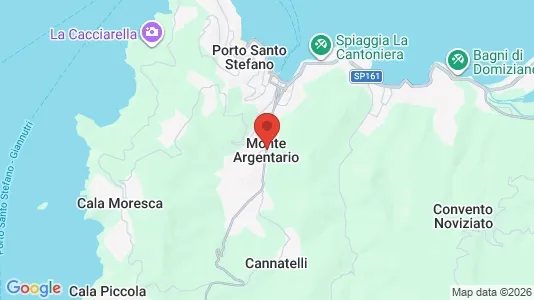 Apartments for rent i Monte Argentario - kort over placeringen