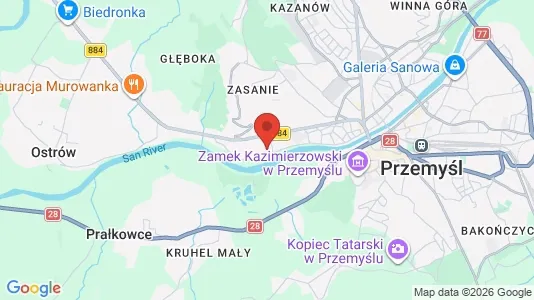 Apartments for rent i Lubaczowski - kort over placeringen