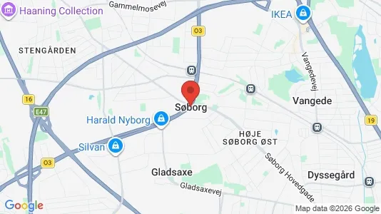 Houses for rent i Søborg - kort over placeringen