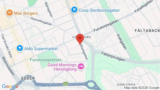 Apartments for rent in Helsingborg - Photo from Google Street View