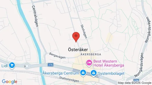 Apartments for rent i Österåker - kort over placeringen