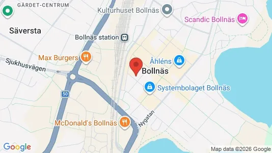 Apartments for rent i Bollnäs - kort over placeringen