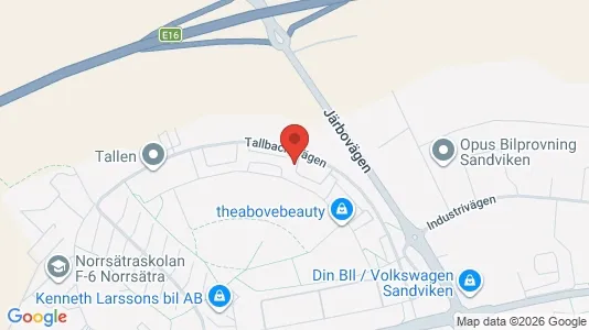 Apartments for rent i Sandviken - kort over placeringen