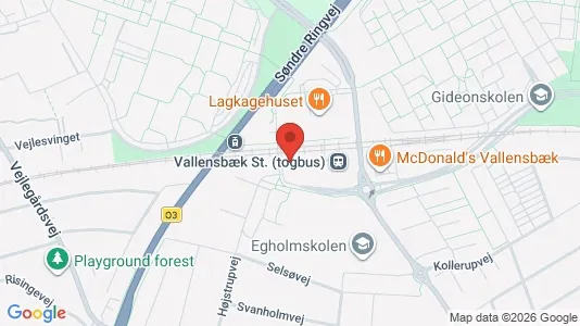 Apartments for rent i Vallensbæk Strand - kort over placeringen