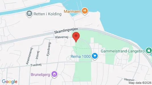 Apartments for rent i Kolding - kort over placeringen