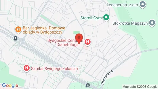 Apartments for rent i Bydgoszcz - kort over placeringen