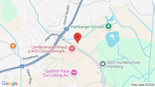 Apartments for rent i Grafendorf bei Hartberg - kort over placeringen