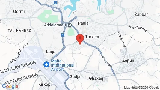 Apartments for rent i Santa Luċija - kort over placeringen