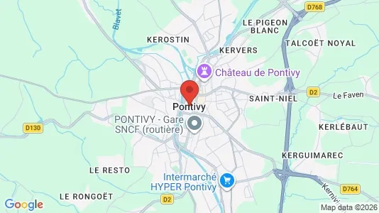 Apartments for rent in Pontivy - Photo from Google Street View