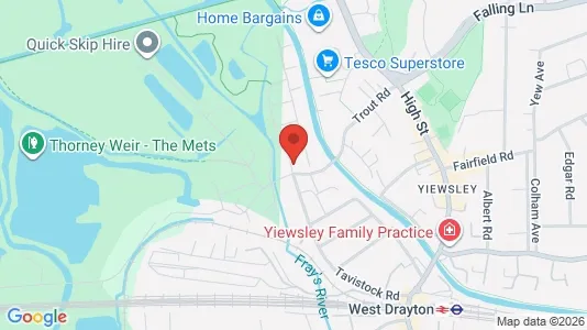 Apartments for rent i West Drayton - Middlesex - kort over placeringen