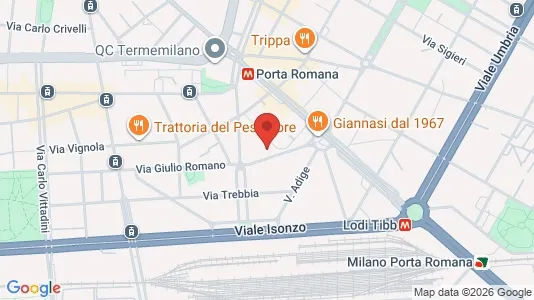 Apartments for rent i Milano Zona 4 - Vittoria, Forlanini - kort over placeringen