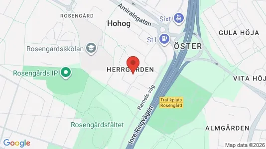 Apartments for rent i Rosengård - kort over placeringen