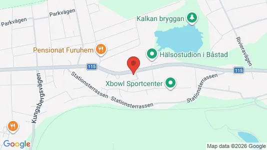 Apartments for rent i Båstad - kort over placeringen