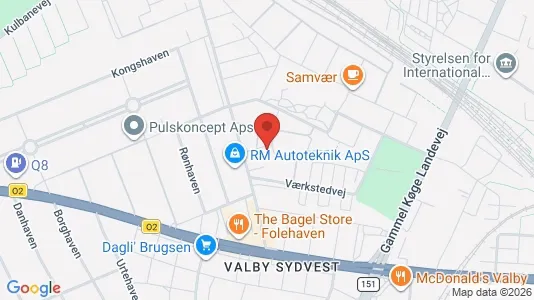 Apartments for rent i Valby - kort over placeringen