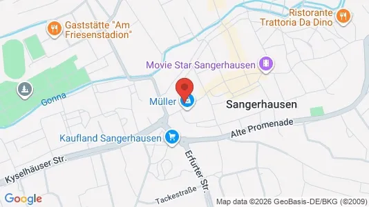 Apartments for rent i Mansfeld-Südharz - kort over placeringen