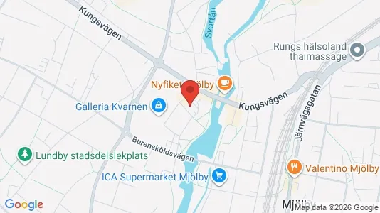 Apartments for rent i Mjölby - kort over placeringen