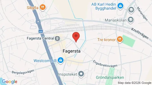 Apartments for rent i Fagersta - kort over placeringen
