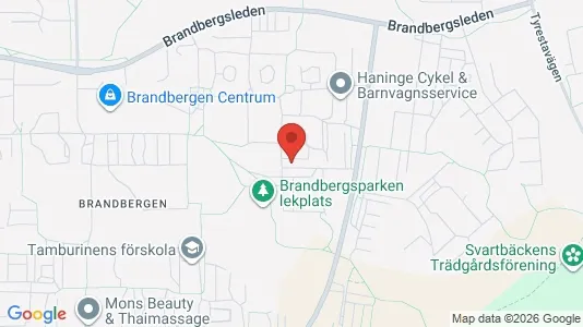Apartments for rent i Haninge - kort over placeringen