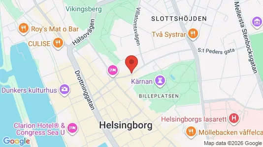Apartments for rent i Helsingborg - kort over placeringen