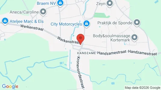 Apartments for rent i Kortemark - kort over placeringen