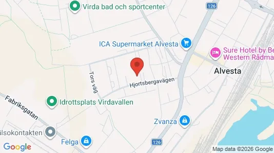 Apartments for rent i Alvesta - kort over placeringen