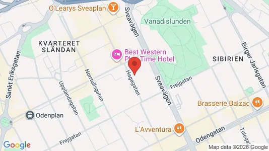 Apartments for rent i Vasastan - kort over placeringen
