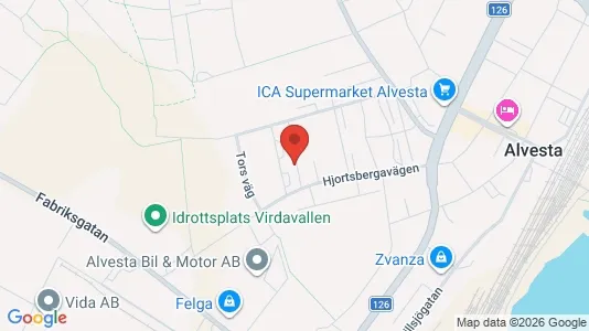 Apartments for rent i Alvesta - kort over placeringen