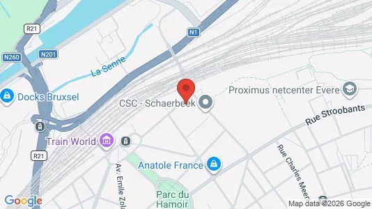 Apartments for rent i Stad Brussel - kort over placeringen
