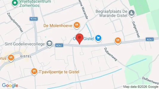 Apartments for rent i Gistel - kort over placeringen
