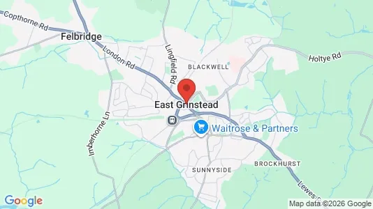 Apartments for rent i East Grinstead - West Sussex - kort over placeringen