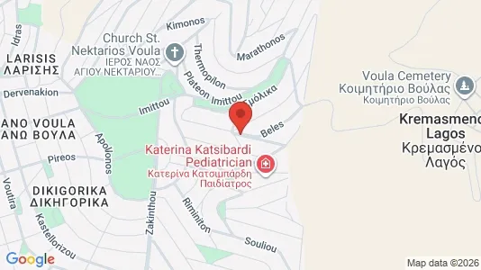Apartments for rent i Glyfada - kort over placeringen