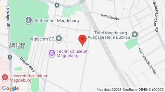 Apartments for rent i Magdeburg - kort over placeringen