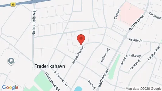 Apartments for rent i Frederikshavn - kort over placeringen