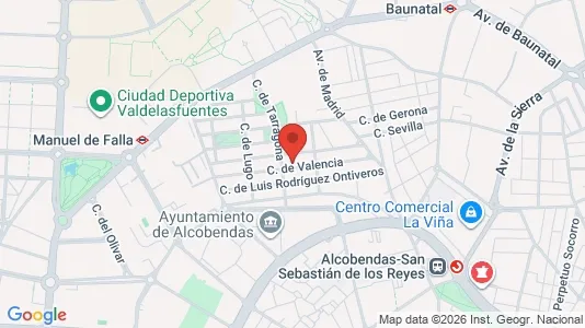 Apartments for rent i Alcobendas - kort over placeringen
