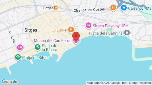 Apartments for rent i Sant Pere de Ribes - kort over placeringen