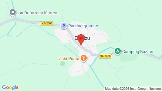 Apartments for rent i Baztan - kort over placeringen