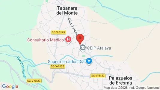 Apartments for rent i Palazuelos de Eresma - kort over placeringen