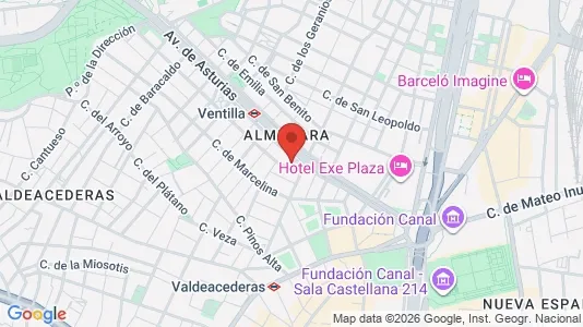 Apartments for rent i Madrid Fuencarral-El Pardo - kort over placeringen