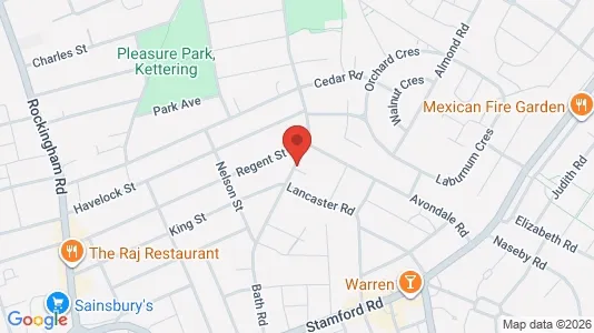 Apartments for rent i Kettering - Northamptonshire - kort over placeringen