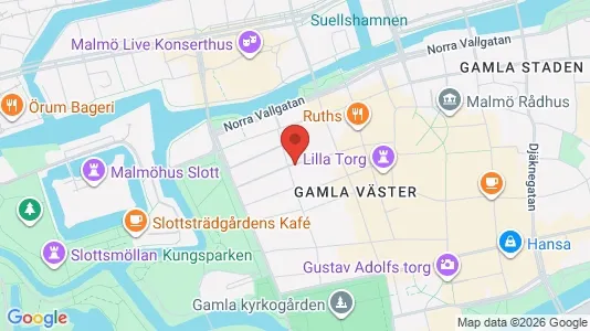 Apartments for rent i Malmö City - kort over placeringen
