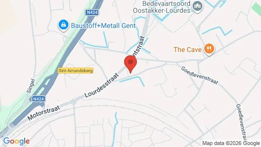 Apartments for rent i Gent Oostakker - kort over placeringen
