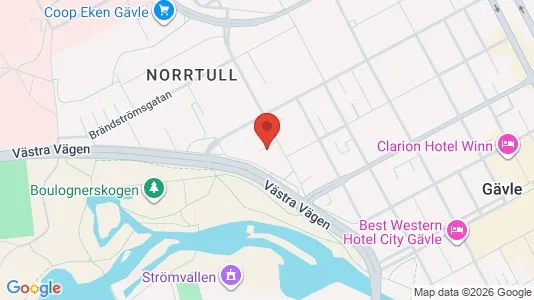 Apartments for rent i Gävle - kort over placeringen