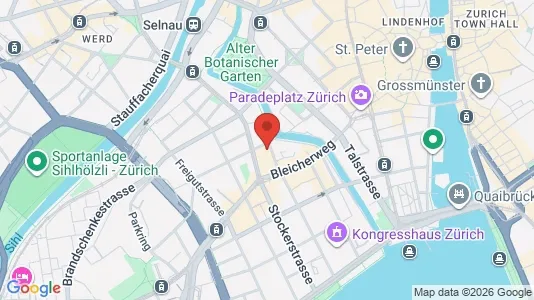 Apartments for rent i Zürich District 2 - kort over placeringen