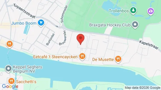 Apartments for rent i Boom - kort over placeringen