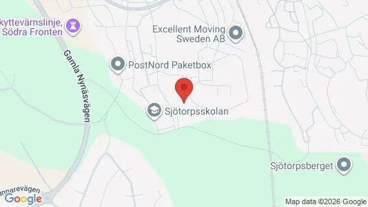 Rooms for rent i Huddinge - kort over placeringen