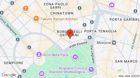 Apartments for rent i Milano Zona 1 - Centro storico - kort over placeringen