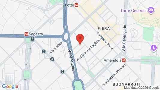 Rooms for rent i Milano Zona 8 - Fiera, Gallaratese, Quarto Oggiaro - kort over placeringen