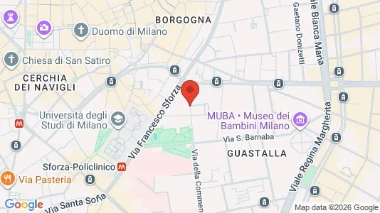 Rooms for rent i Milano Zona 1 - Centro storico - kort over placeringen